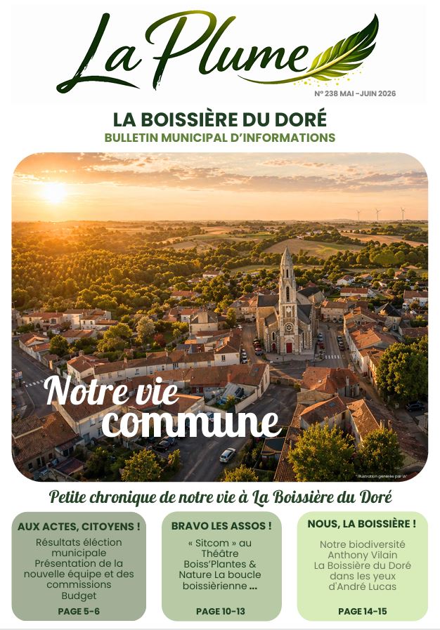 Le journal “La Plume” de mai-juin 2026